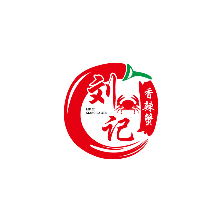 刘记香辣蟹logo