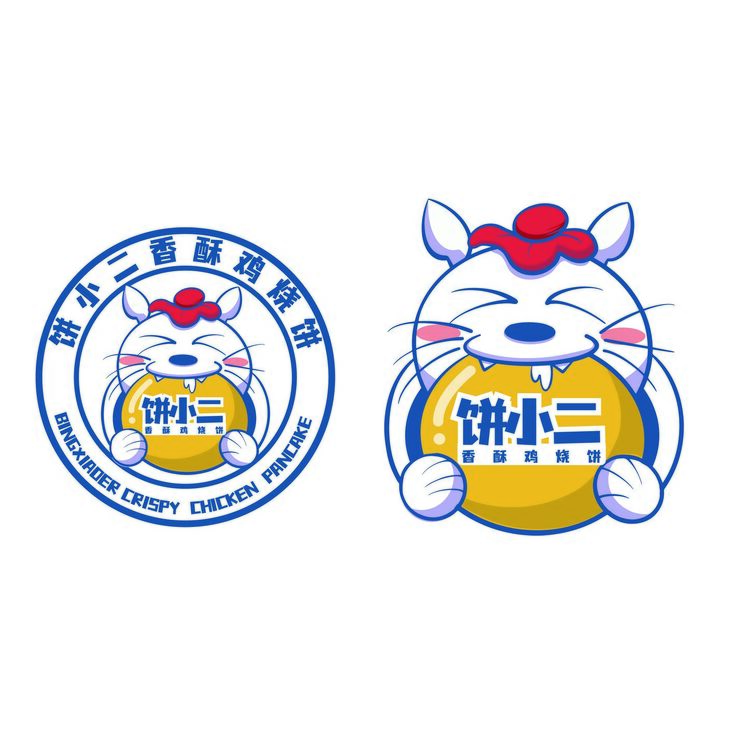 饼小二logo