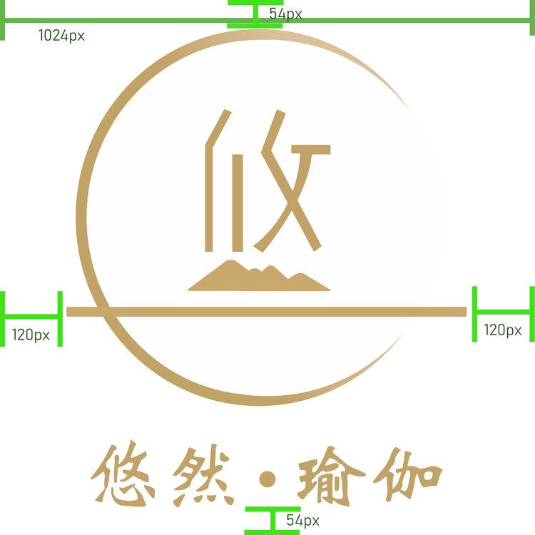 悠然瑜伽logo