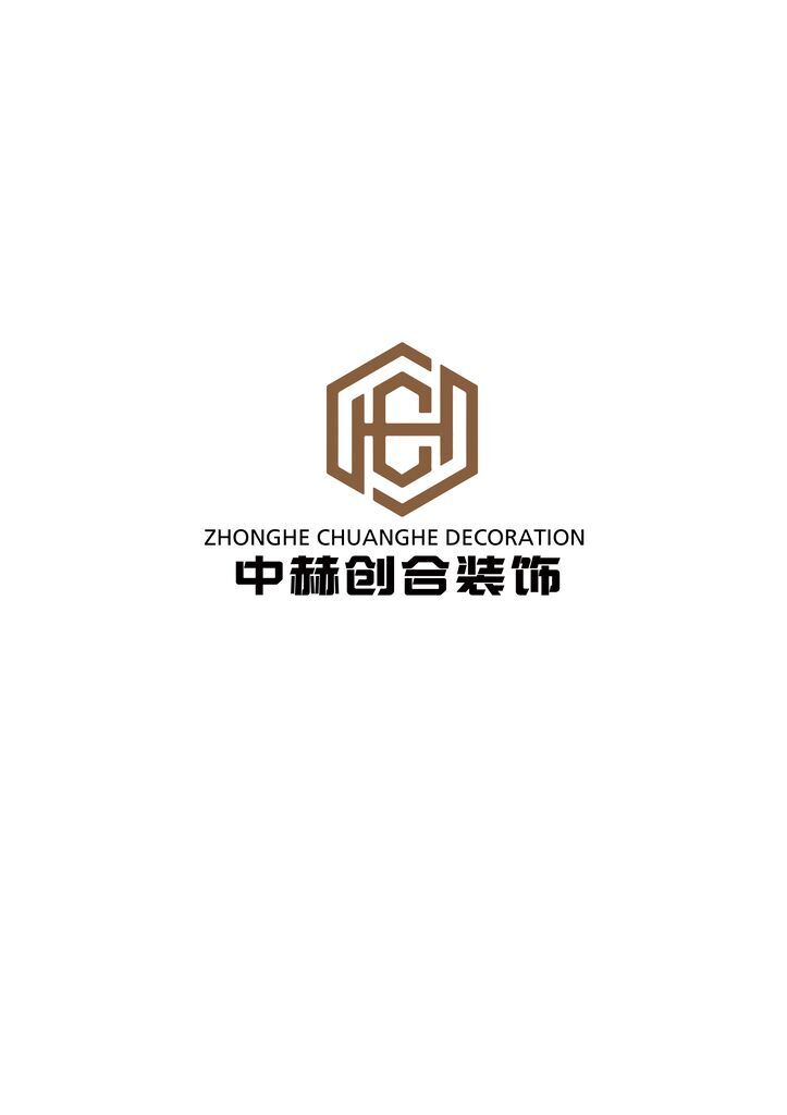 中赫创合装饰中心logo