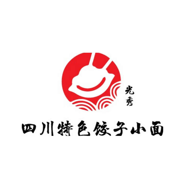 四川特色饺子小面logo