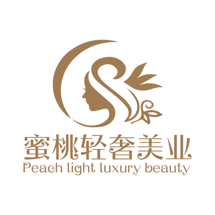 蜜桃轻奢美业logo